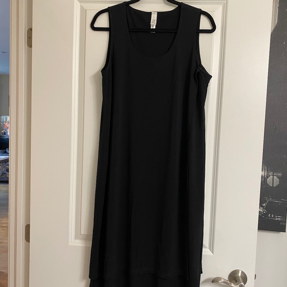 Marla Wynne Sleeveless Black Jersey Dress